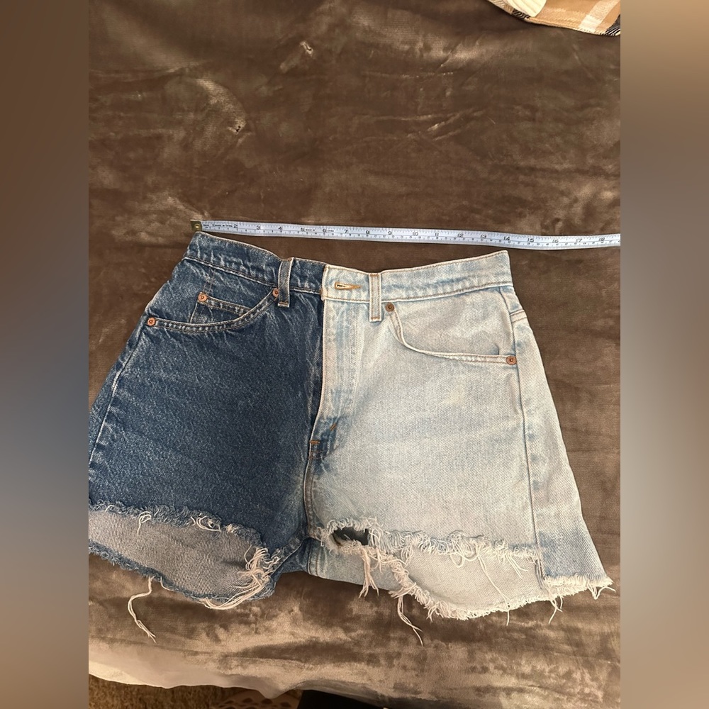 Vintage Levi’s Orange Tag Hand Dyed Denim Shorts